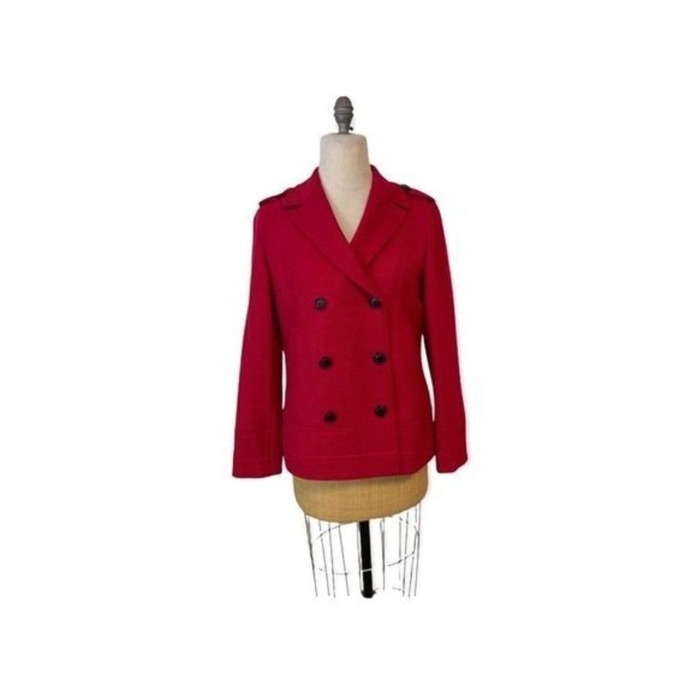 Company Ellen Tracy Red Corduroy Coat Jacket Medium NWT $428